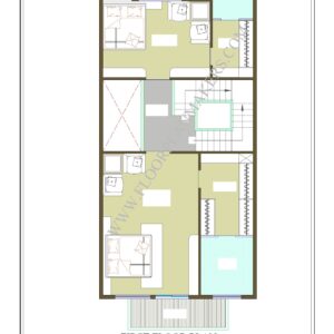 22x53 First Floor Plan