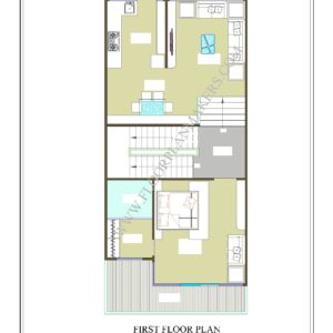 22x53 First Floor Plan