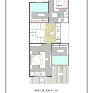 22x53 First Floor Plan