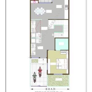22x53 Ground Floor Plan