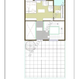 22x53 Second Floor Plan