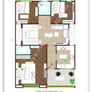 30x48 First Floor Plan