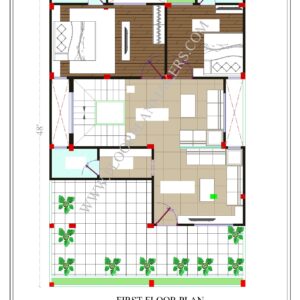30x48 First Floor Plan