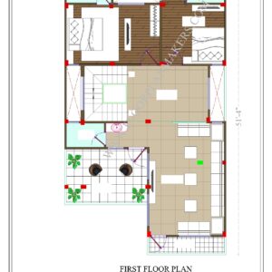 30x50 First Floor Plan
