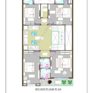 30x55 Second Floor Plan