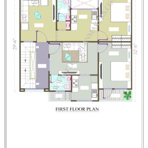 35x29 First Floor Plan