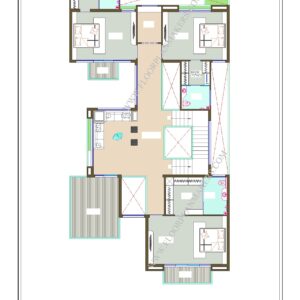 40x80 First Floor Plan