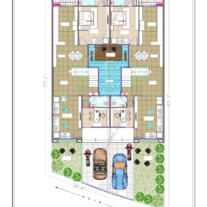 48x93 Ground Floor Plan