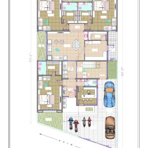 48x93 Ground Floor Plan
