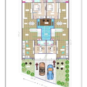 48x93 Ground Floor Plan