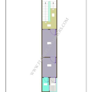 8x51 First Floor Plan