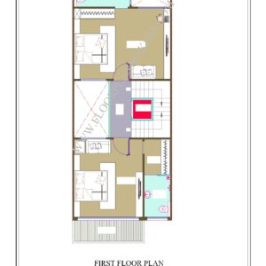 19x53 First Floor Plan