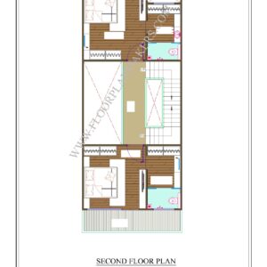 19x53 Second Floor Plan