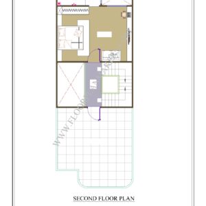 19x53 Second Floor Plan