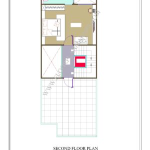 19x53 Second Floor Plan