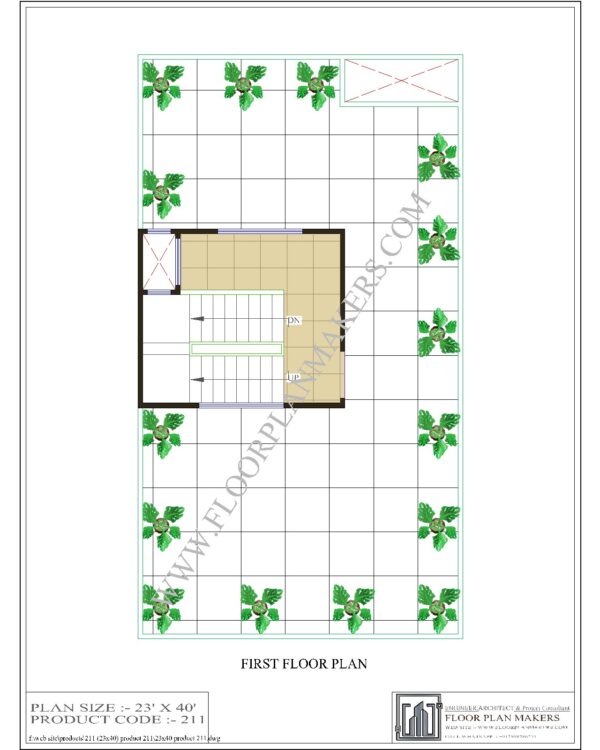 23x40 First Floor Plan