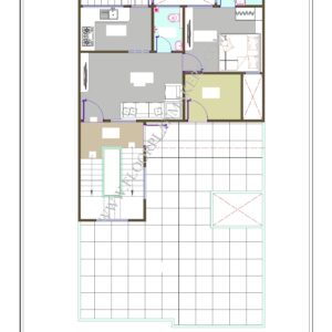 28'9''x53 Terrace Floor Plan