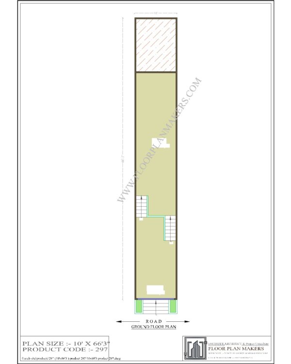 10x66 Ground Floor Plan