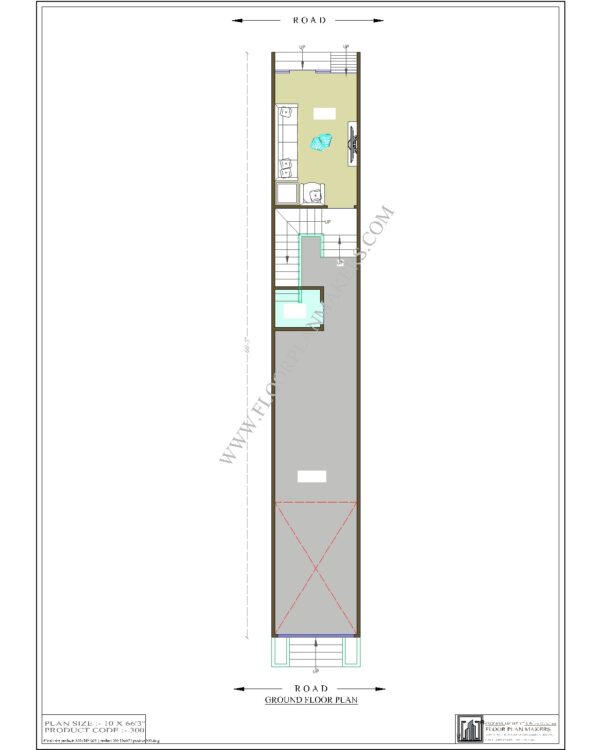 10x66 Ground Floor Plan