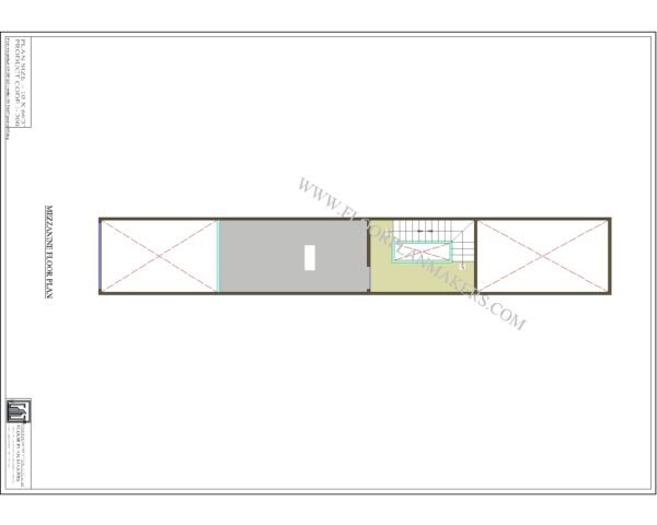 10x66 Ground/Mezzanine Floor Plan