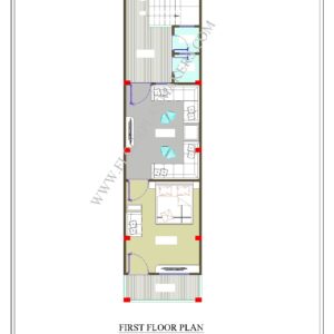 12x50 First Floor Plan