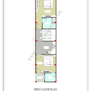 12x50 First Floor Plan