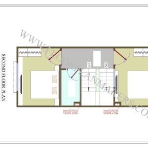 13x27 Second Floor Plan
