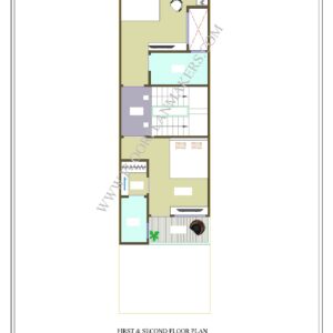 14x52 First Second Floor Plan