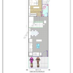 14'3"x52'6" Ground Floor Plan