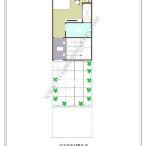 14x52 Second Floor Plan