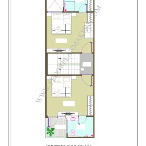 14'9"x40 First Floor Plan