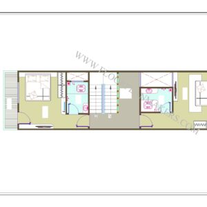 14x52 First Floor Plan