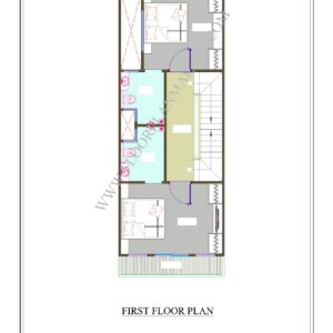 15'6"x40 First Floor Plan