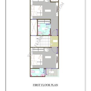 15'6"x40 First Floor Plan