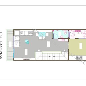 15'6"x40 First Floor Plan