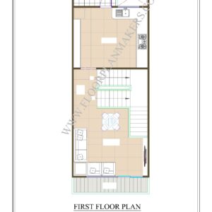 15'6"x40 First Floor Plan