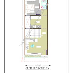 15'6"x40 Ground Floor Plan