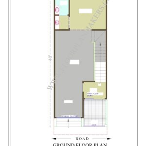 15'6"x40 Ground Floor Plan