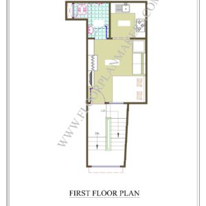15'8"x31'9" First Floor Plan
