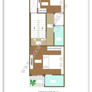 15x40 First Floor Plan