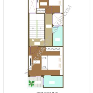 15x40 First Floor Plan