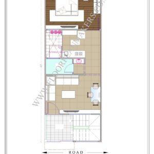 15x40 Ground Floor Plan