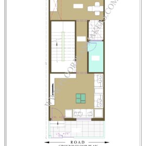 15x40 Ground Floor Plan