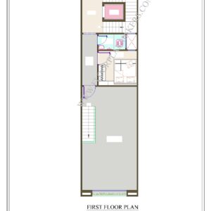 15x50 First Floor Plan