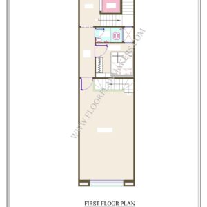 15x50 First Floor Plan