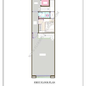 15x50 First Floor Plan