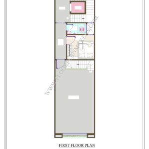 15x50 First Floor Plan