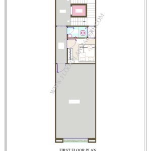 15x50 First Floor Plan