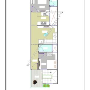 15x50 First Floor Plan