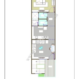 15x50 First Floor Plan